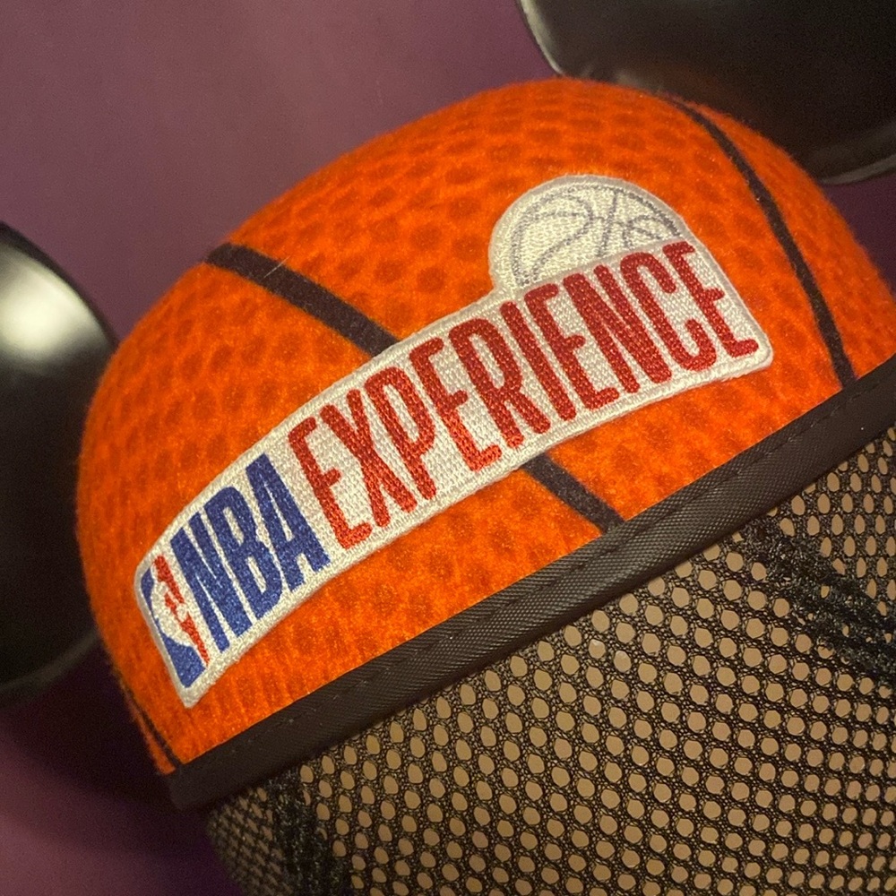 Basketball Mickey Ears | NBA Experience Vintage Disney Mouse Ears Hat - Picture 4 of 8